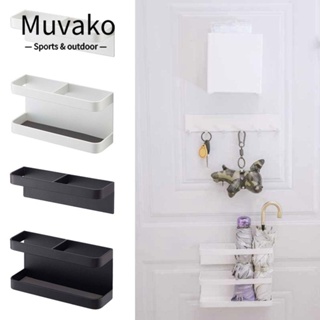 Muvako ที่วางร่ม เหล็ก สีดํา/สีขาว ชั้นเก็บร่ม สะดวก ติดผนัง ท่อระบายน้ํา ฝน ขาตั้งร่มโรงแรม