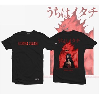 แฟชั่น อะนิเมะ Naruto T เสื้อ Itachi Susanoo เสื้อยืดผ้าฝ้ายลำลอง cod
