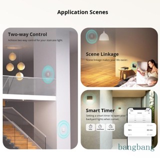 Bang ZBMINIL2 Zigbee สวิตช์อัจฉริยะ ZBMINI Zigbee แบบไม่ต้องใช้สาย