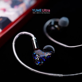 Seeaudio Yume Ultra 1DD+2BA หูฟังอินเอียร์ IEM 2pin 0.78 มม. Hifi พร้อมสายเคเบิล ถอดออกได้