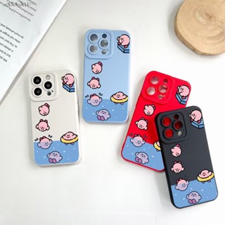 Samsung Galaxy A11 A12 A13 A23 A32 A51 A71 A52 A52S A50 A50S A30S A53 4G 5G Cartoon Kirby เคส เคสโทรศัพท์