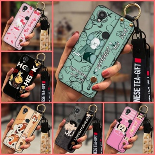 Cartoon armor case Phone Case For Kyocera Digno SX3/KYG02 Anti-knock Fashion Design Shockproof Lanyard Phone Holder TPU