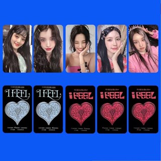 โปสการ์ด อัลบั้มรูปภาพ I-DLE I FEEL Lomo Cards GIDLE Member SHUHUA YUQI MINNIE SOYEON MIYEON Kpop จัดส่งที่รวดเร็ว จํานวน 5 ชิ้น ต่อชุด