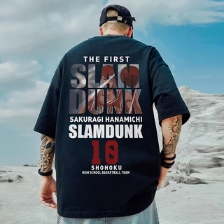 เสื้อยืดคอกลม แขนสั้น พิมพ์ลายอนิเมะ Slam Dunk Master สไตล์ญี่ปุ่น สําหรับผู้ชาย ไซซ์ M-8XL