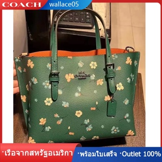 Mollie Tote 25 C8613 C8217 กระเป๋าสะพายผู้หญิง COAC H กระเป๋าถือ ความจุสูง กระเป๋าช้อปปิ้ง