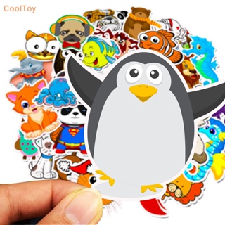 Cooltoy ขายดี สติกเกอร์ ลายการ์ตูนสัตว์ กันน้ํา สําหรับติดตกแต่งแล็ปท็อป สเก็ตบอร์ด ตู้เย็น 50 ชิ้น