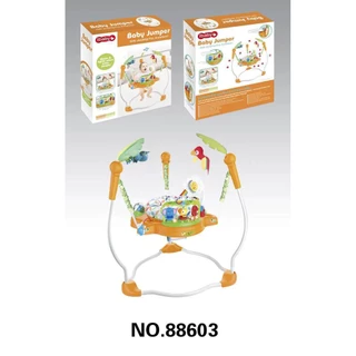 🔥ขายร้อน🔥 จั้มเปอร์เก้าอี้กิจกรรม 360 องศา Baby walker Jumperoo จั้มเปอร์เด็ก กระโดดมีเสียง มีไฟ หมุนได้ 360 องศาr