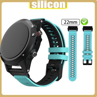 Lereach สายนาฬิกาข้อมือซิลิโคน 22 มม. แบบเปลี่ยน สําหรับ Garmin Forerunner 235 735XT 630 220 230 620 265 255 745