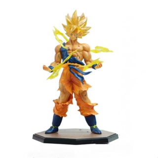 โมเดลฟิกเกอร์ การ์ตูนญี่ปุ่น ดราก้อนบอล Monkey King Super Saiyan แฮนด์เมด สําหรับตกแต่งรถยนต์