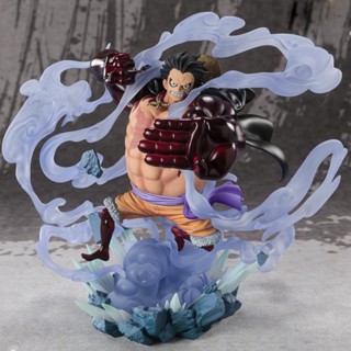 แบรนด์ใหม่ พร้อมส่ง Bandai ฟิกเกอร์วันพีช Luffy Four-Block Ghost Is639035 Rgc0