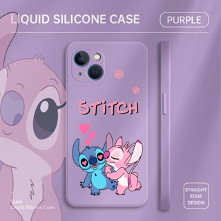 เคสโทรศัพท์มือถือ ซิลิโคนนิ่ม กันกระแทก ลายการ์ตูน Stitch Angel น่ารัก สําหรับ Vivo V19 Neo V20 Pro V20 SE V21 V21e V23 V23e