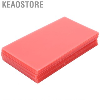 Keaostore 18pcs Dental Base  Wax Red Dentist Auxiliary Material KAK