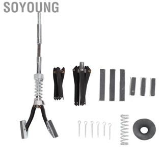 Soyoung Engine Cylinder Adjustable Deglazer 3 Jaws Hone Set Metal for Grinding 3/4in To 7in Diameter Hole