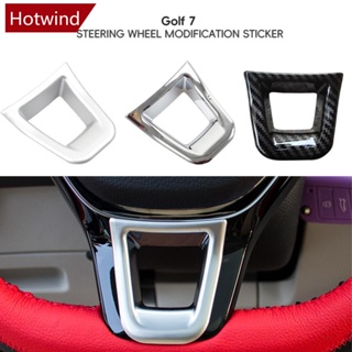 Hotwind สติกเกอร์ตกแต่งพวงมาลัยรถยนต์ สําหรับ Volkswagen VW Passat B8 Tiguan MK2 Golf 7 7.5 MK7 MK7.5 E-UP E6Z4