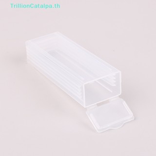 Trillioncatalpa กล่องจ่ายกล้องจุลทรรศน์พลาสติก PP 5 ช่อง