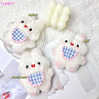 Luckybabys&gt; พวงกุญแจ จี้ตุ๊กตาการ์ตูนกระต่ายน่ารัก DIY สําหรับตกแต่งห้องเด็ก