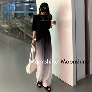 Moon  กางเกงขายาว คาร์โก้ กางเกง เชือกอเมริกันคลาสิค Cargo pants 2023 NEW Chic Stylish Beautiful Trendy A23L0CW 36Z230909