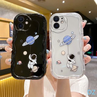 เคส iPhone 11 12 iP 11PRO 12PRO iP 11PROMAX 12PROMAX นักบินอวกาศคลาสสิก กรณีโทรศัพท์การ์ตูน KLQ4