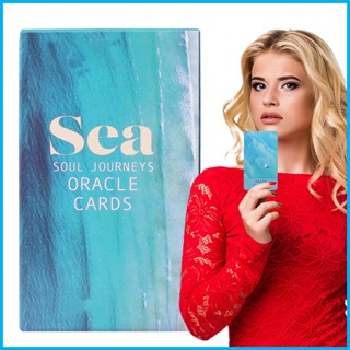 Sea Tarot ไพ่ทาโรต์ ภาษาอังกฤษ สําหรับผู้เริ่มต้น 48 ชิ้น