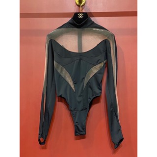 ♥ เช็คสินค้าก่อนสั่ง MUGLER BODYSUIT บอดี้สูท ผ้าสวยมาก ผ้าซีทรู แม็ทดำ เป้ากระดุมอย่างดี สวย เซ็กซี่ เข้ารูป