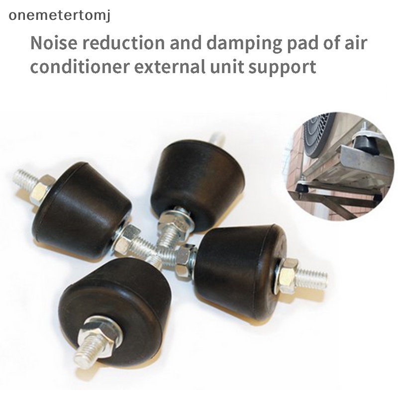 Onemetertomj 4pcs Anti Vibration ยาง Mount Damper Shock Pad เบาะสําหรับเครื่องปรับอากาศ EN