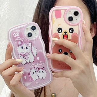 Soft Cat Bear Casing Redmi Note 12 11S 11 10s 10 Pro 9 8 10C 10A 9C 9S 9A 6A 5A POCO X5 M3 X3 X4 M4 Pro 4G F5 5G NFC K40S Cartoon Fine Hole Airbag Shockproof Wave Edge Phone Case 1STB 55