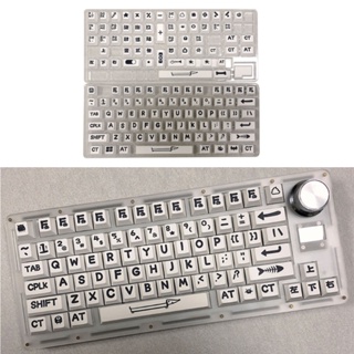 R* ชุดปุ่มกดคีย์บอร์ด PBT 132 คีย์ ขนาดใหญ่ กันแสง ย้อมสี สําหรับคีย์บอร์ด Mechanical Keyboar