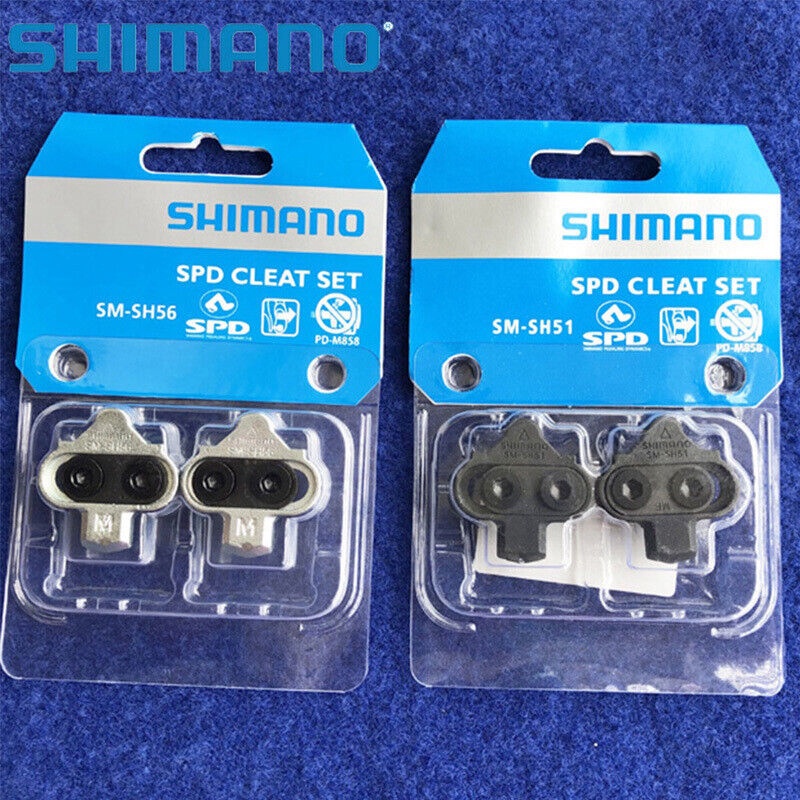 Shimano SPD SM SH51 SH56 Pedals Cleat ชุด MTB จักรยานขี่จักรยาน Cleat Shimano สิ่งที่แนบมาจักรยาน