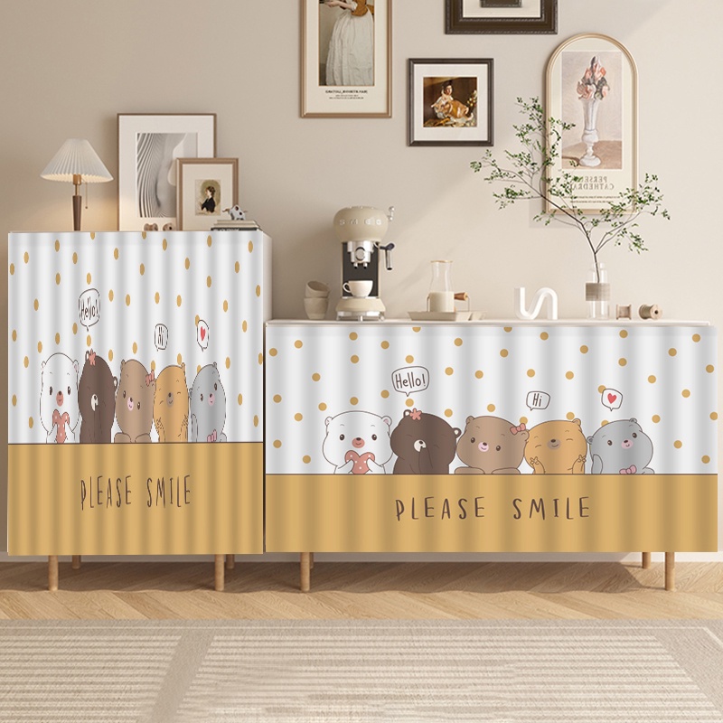 แนะนำ ผ้าม่าน ผ้าม่าน มีกาวในตัว กันฝุ่น สําหรับอ่างล้างจาน ห้องครัว ราคาพิเศษ มีเก็บเงินปลายทาง