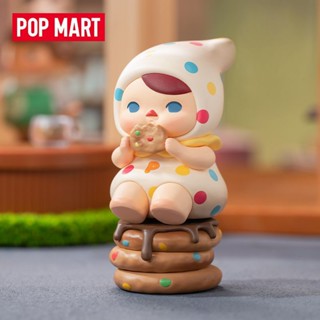 ของเล่นฟิกเกอร์ POPMART Pop Mart Cafe PUCKY Mystery Box Elf Bunny L4RY แบบสร้างสรรค์