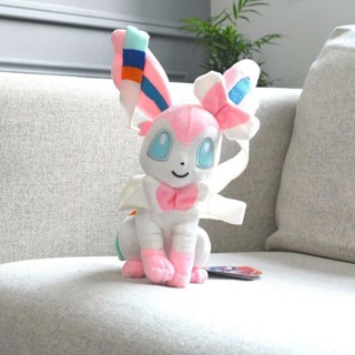 New 30cm Sylveon Eevee Plush Toy Soft Stuffed Doll Cute Japan Anime Gift Xmas