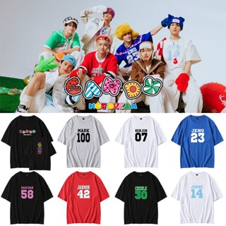 เสื้อยืดแขนสั้นลําลอง คอกลม ผ้าฝ้าย พิมพ์ลาย Kpop Nctdream Candy MARK JAEMIN CHENLE สําหรับผู้ชาย และผู้หญิง