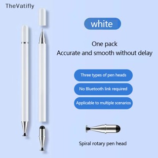 [TheVatifly] ปากกาสไตลัส 3 in 1 แบบหนา บาง สําหรับสมาร์ทโฟน แท็บเล็ต วาดภาพ [Preferred]