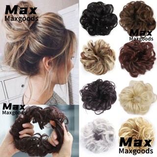 Maxg ยางมัดผมหางม้ายุ่ง ผมปลอม Chignon