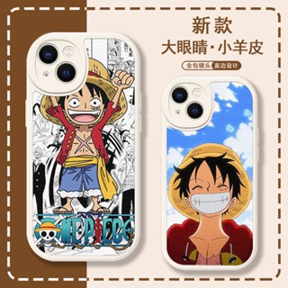 เคสโทรศัพท์มือถือหนังแกะ แบบนิ่ม ลายการ์ตูนอนิเมะโจรสลัด สําหรับ Oppo A5s A15 A16e A16k A9 A11x A54 A55 A77 A73 A92s A93 A95 F9 F11 F12 F17PRO
