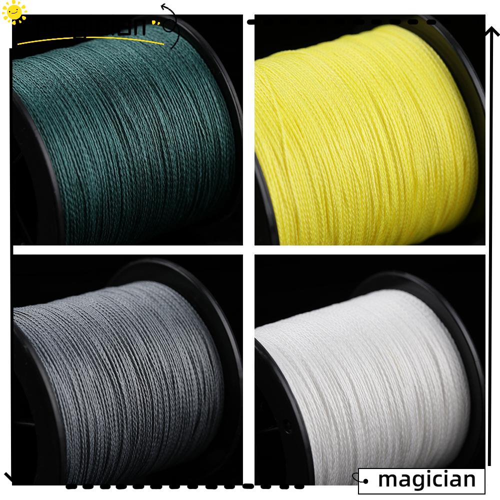 Magic สายเชือกถัก PE 6-80LB 4 เส้น หลากสี สําหรับตกปลาทะเล
