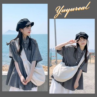 Yuyureal ผู้หญิงแฟชั่นฤดูร้อนที่สวยงามลายเสื้อหลวม