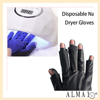 Alma ถุงมือเป่าเล็บ ป้องกันรังสี 5 คู่ 10 ชิ้น