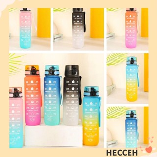 Hecceh ขวดน้ําพลาสติก แบบพกพา แฟชั่น สําหรับดื่มชา กาแฟ