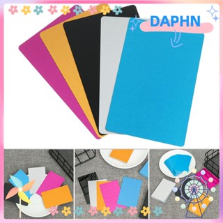 DAPHS นามบัตรอลูมิเนียม เลเซอร์แกะสลัก เรียบเนียน 50 ชิ้น/ชุด