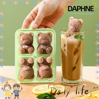 Daphne แม่พิมพ์ไอศกรีม รูปหมี 3D 4 ช่อง