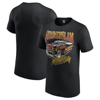 เสื้อยืดผู้ชาย Hot Rod SummerSlam 2023 สีดำ