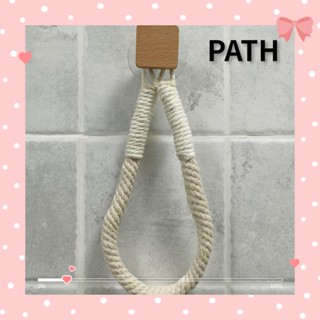 Path ม้วนกระดาษ เชือกป่าน ไม้เนื้อแข็ง ไม่เจาะรู