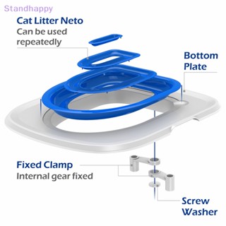 Standhappy ชุดอุปกรณ์ห้องน้ํา นํากลับมาใช้ใหม่ได้ สําหรับฝึกสัตว์เลี้ยง สุนัข แมว