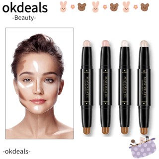 Okdeals ดินสอคอนทัวร์ แบบสองหัว เนื้อแมตต์