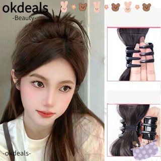 Okdeals กิ๊บติดผมสังเคราะห์ หางม้าสูง แบบผูกครึ่งหัว สไตล์ Y2K สําหรับผู้หญิง