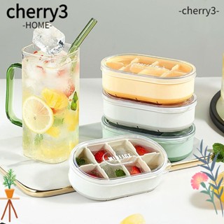 Cherry3 แม่พิมพ์ทําน้ําแข็ง แบบนิ่ม วางซ้อนกันได้ ขนาดเล็ก หลายสี สําหรับทําน้ําแข็ง