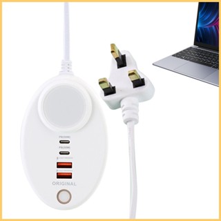 แท่นชาร์จ USB PD20W Type-C และ USB ทรงวงรี แบบพกพา