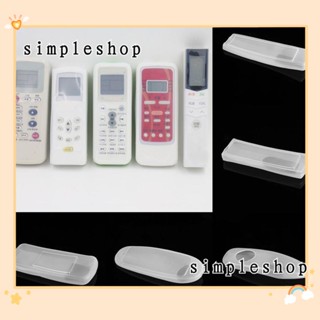 SIMPLE เคสรีโมตคอนโทรล 11 ขนาด หลีกเลี่ยงฝุ่นเครื่องปรับอากาศ วิดีโอ AC ซิลิโคน