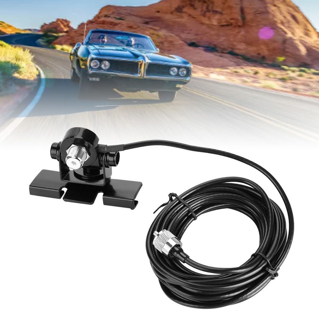 [คลังสินค้าใส] ขายึดเสาอากาศ Car Antenna Mount Bracket For Mobile Radio Car Clip Mount Trunk Lid / Hatchback / Door Mount